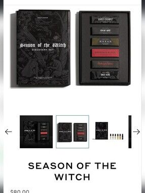 Season of the Witch Discovery Set - Fragrance Sample Kit By Heretic